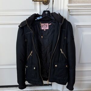 Juicy Couture Black Puffer Jacket